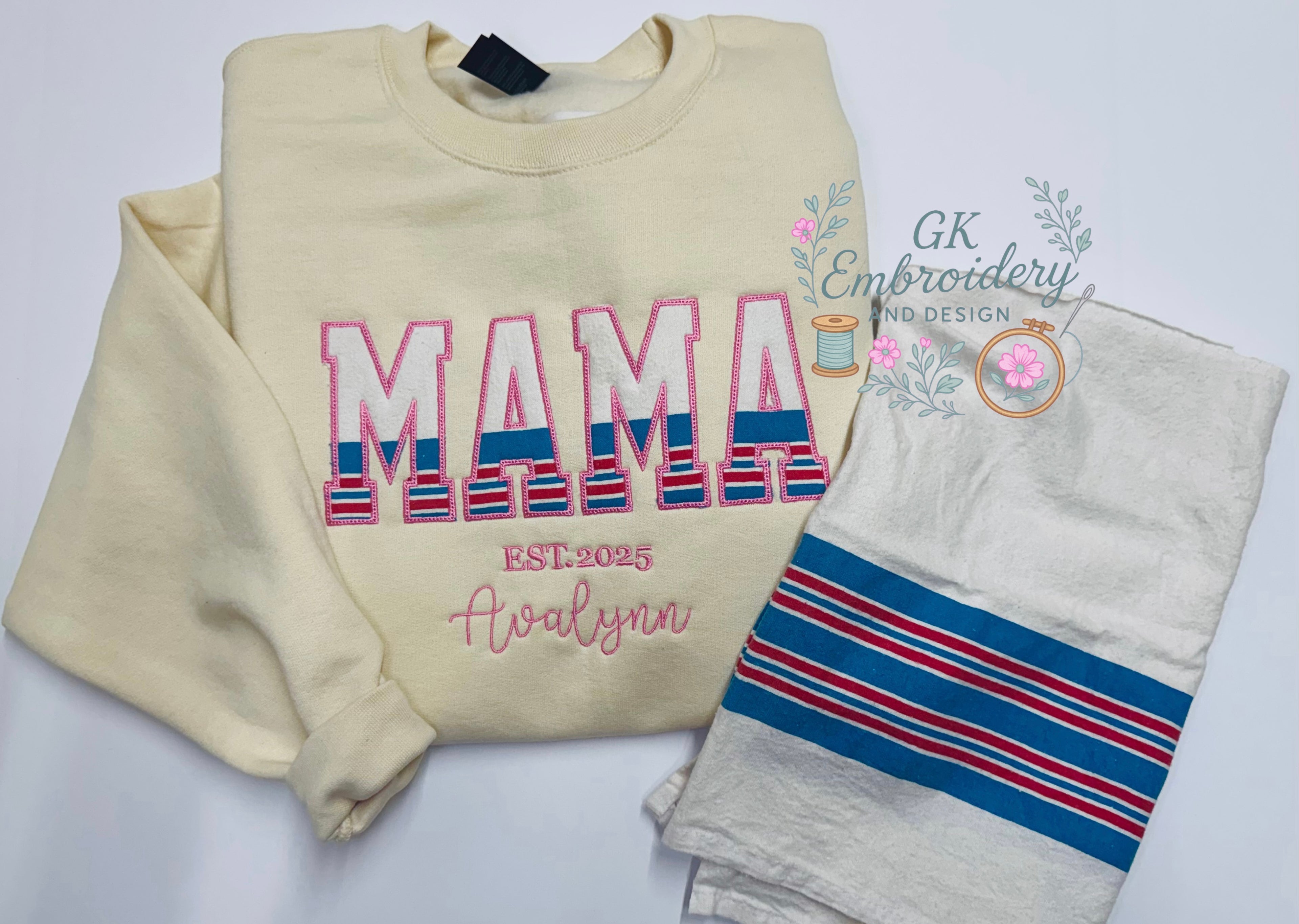 Embroidered Keepsake MAMA Sweatshirt