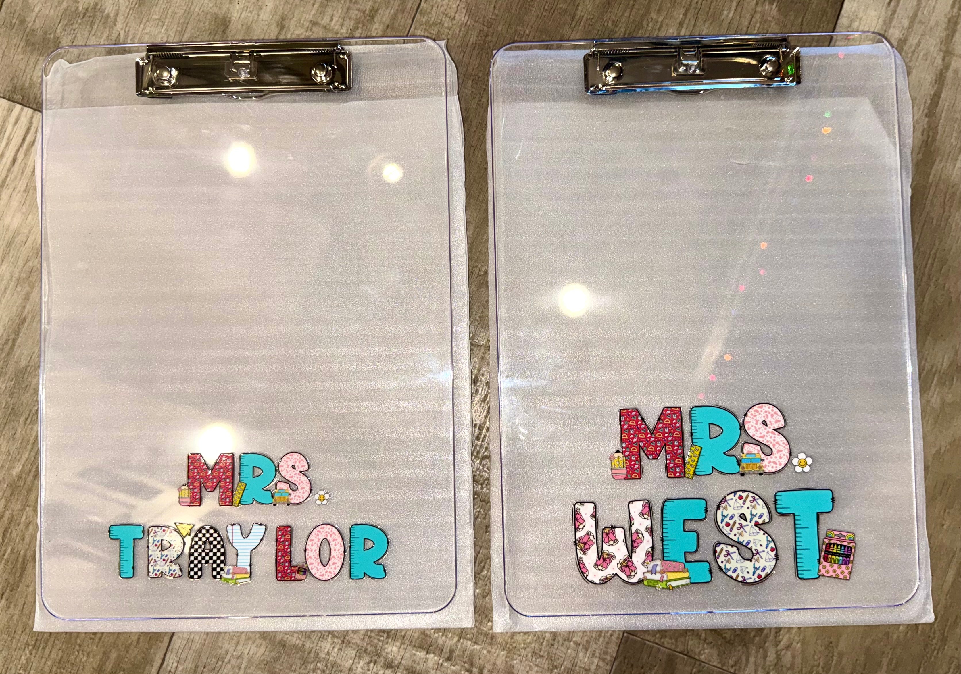 Teacher Clipboard + Eraser Set