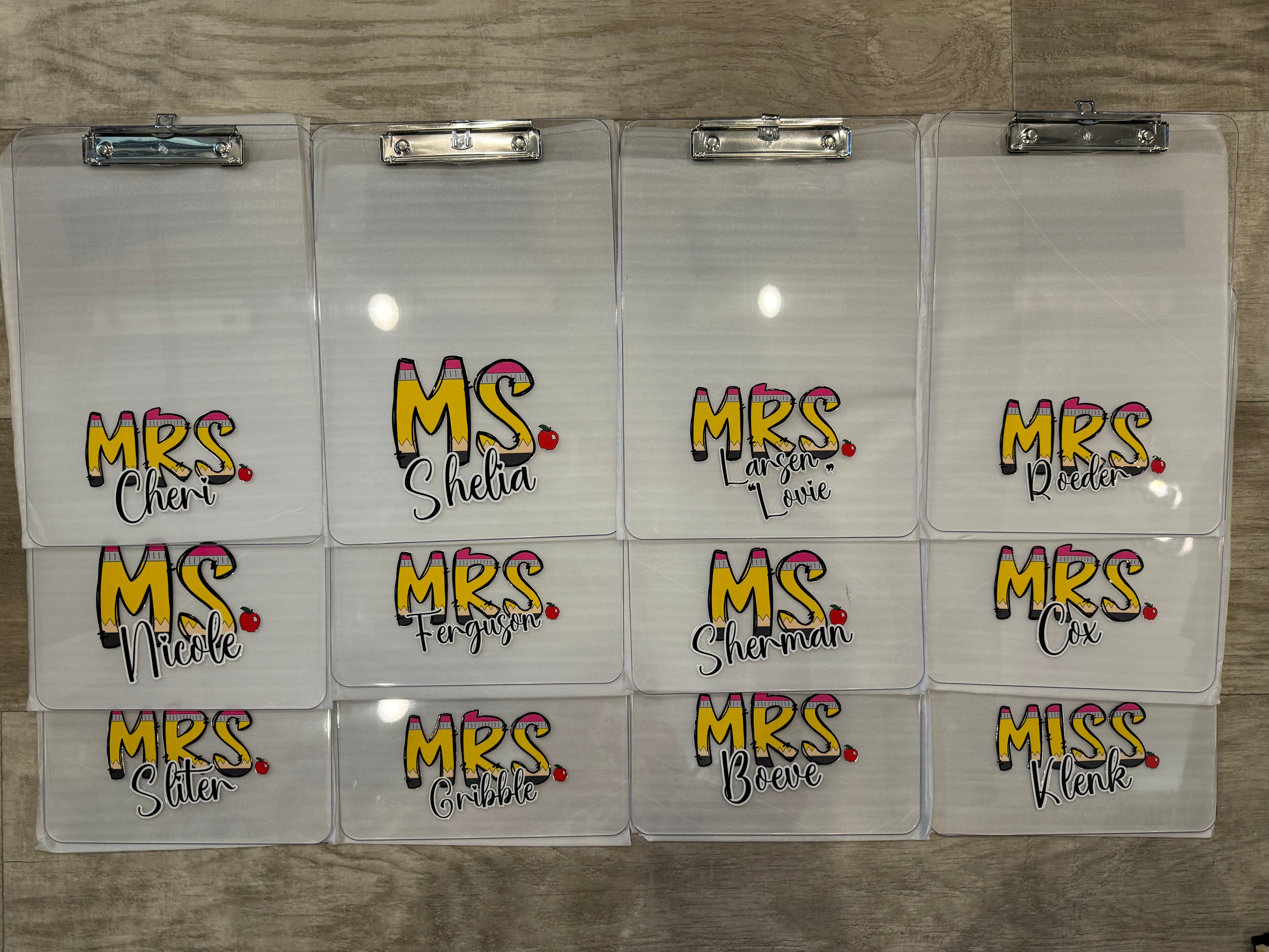 Teacher Clipboard + Eraser Set
